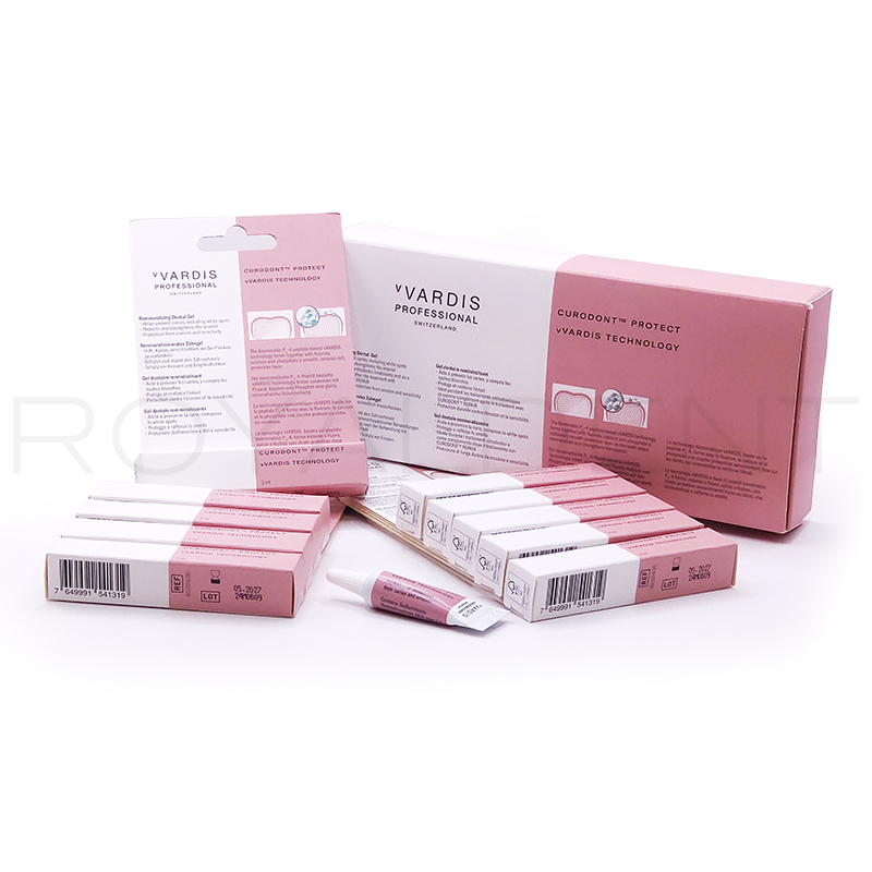 Curodont Protect Gel remineralizante para la protección contra sensibilidad Vardis - 1 caja 10 x 3ml