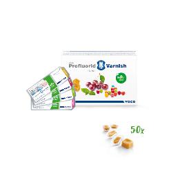 Profluorid Varnish+BioMin unidosis SingleDose Voco - 50 unidades de 0,40 ml., el surtido contiene 48 unidades de 0,40 ml.