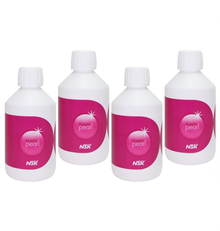 Bicarbonato dental Flash Pearls NSK - 4 botellas de 300 grs.