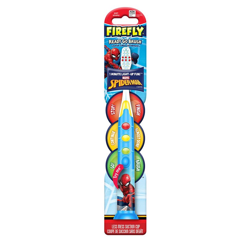 Cepillo infantil Spiderman con timer de luz 60 segundos con secuencia. Royal-Dent - 