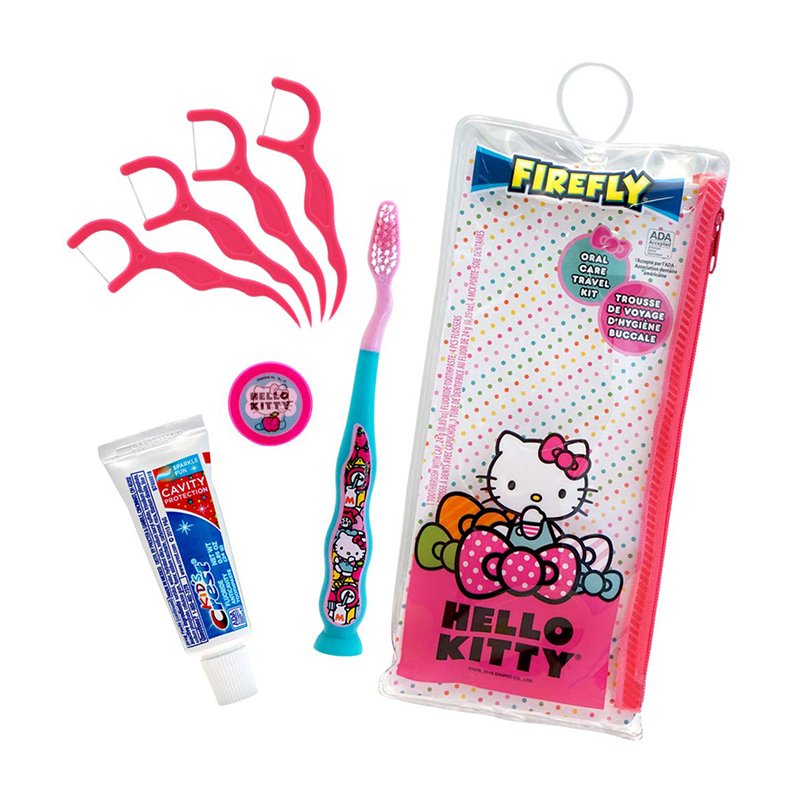 Kit de viaje infantil para niñas  Royal-Dent - Caja de 3 unidades surtidos ( 1 Pets , 1 Pony , 1 Hello Kitty )