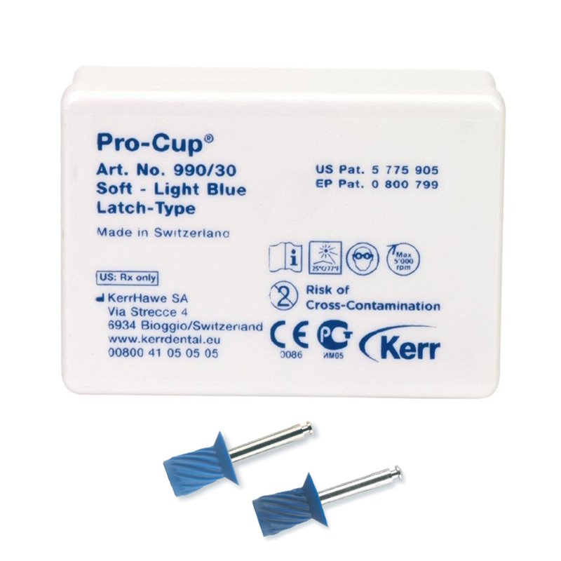 Copas profilaxis Pro-Cup KerHawe - 30 unidades. Para contra-ángulo.