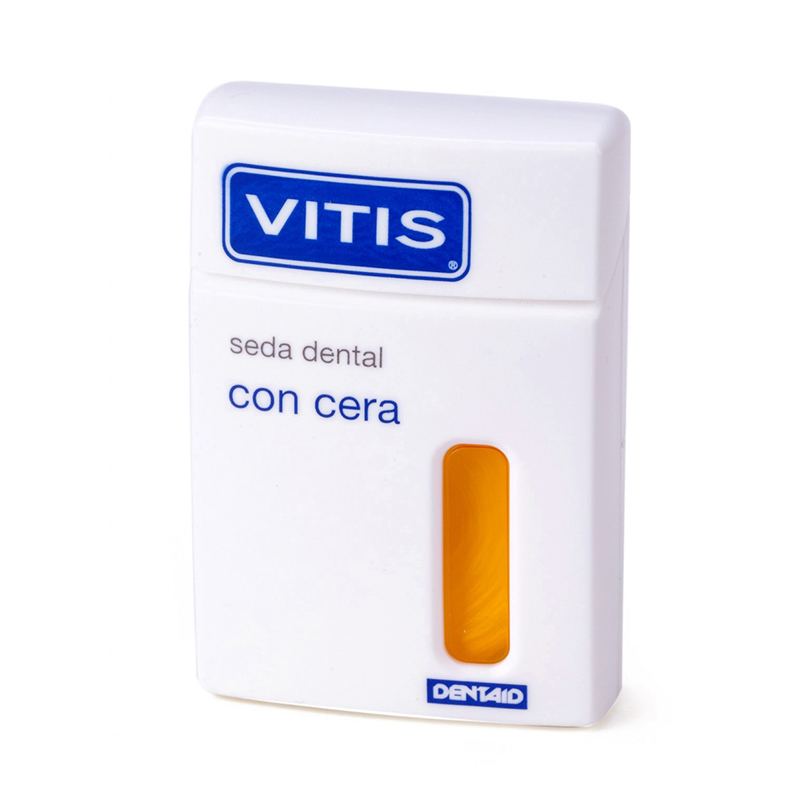 Hilo dental seda con cera Vitis - 50m