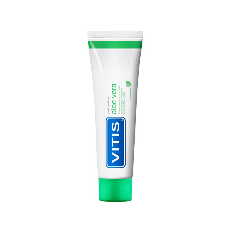 Vitis pasta dental aole vera menta  Dentaid - Tubo de 150ml +15% gratis