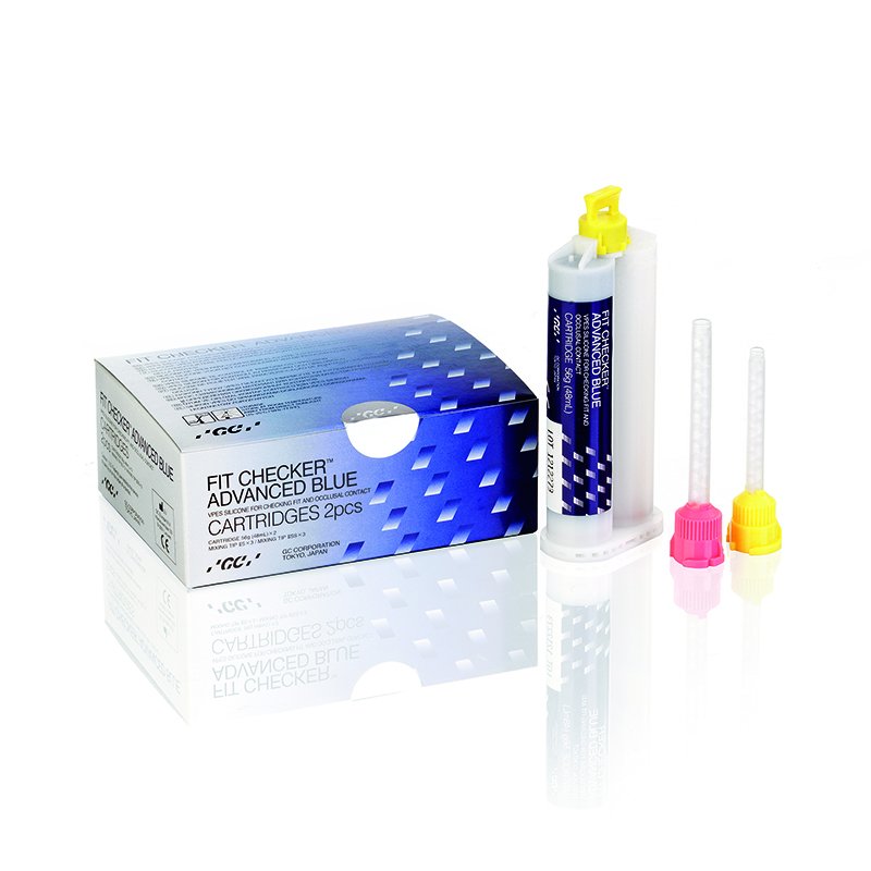 Fit Checker Advanced cartuchos GC - 2 cartuchos de 62 g ( 48 ml. ) + 3 mixing tips IIS ( rosas ) + 3 mixing tips IICS ( amarillas )