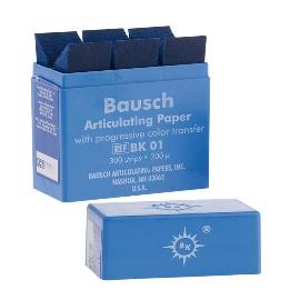 BK-01 azul 200μ papel articular Bausch - 300 unidades.