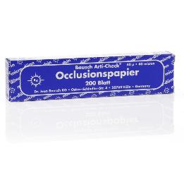 BK-09 azul 40μ papel articular Bausch - 200 unidades.
