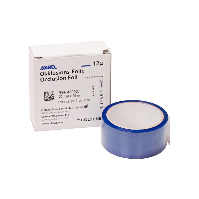 Papel Folei-Foil azul 12micras 1 lado 22 mm 480027 Hanel Roeko - 25 metros. 