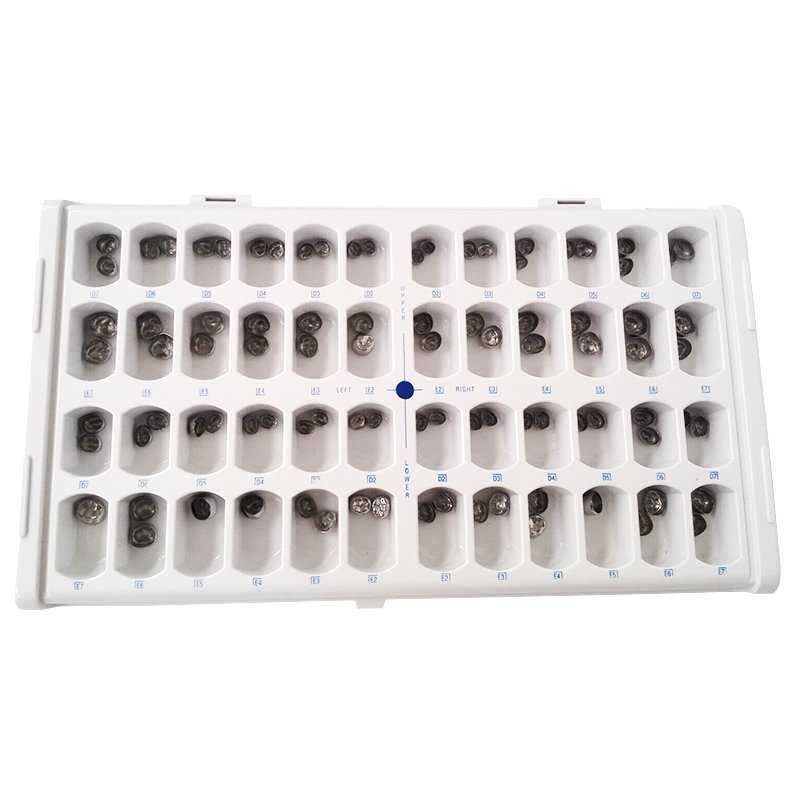 Coronas metálicas ND-96 reposición  Solventum - Caja de 5 unidades.