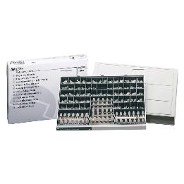 Coronas policarbonato Kit C180 Solventum - 60 formas x 3 unidades + guía de tamaños. 