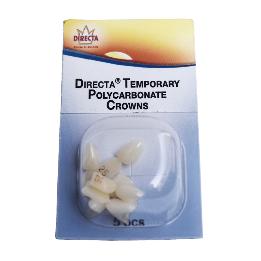Coronas policarbonato reposición Bicúspides Pequeñas Directa - Caja de 5 unidades.