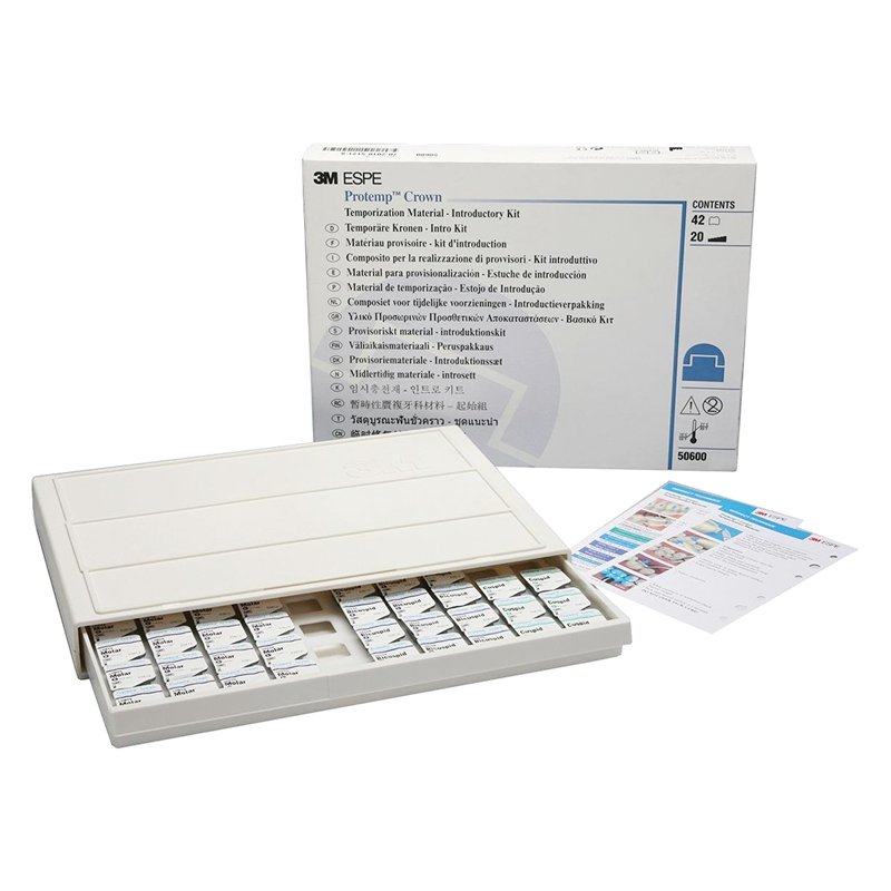 Protemp Crown Kit completo 50600  Solventum - 42 coronas.