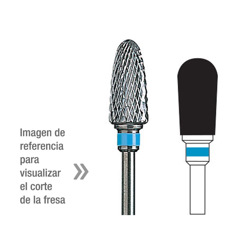 Fresa laboratorio carburo 1506/5110 Edenta - Unidad.