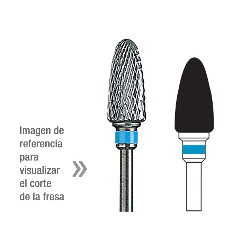 Fresa laboratorio carburo 5310-060 Edenta - Unidad.