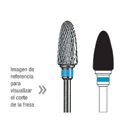 Fresa laboratorio carburo 5310-060 Edenta - Unidad.