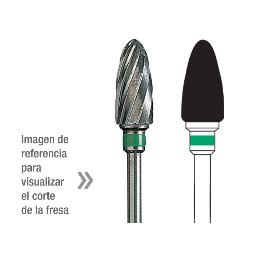 Fresa laboratorio carburo 5380-060 Edenta - Unidad.