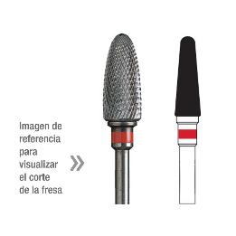 Fresa laboratorio carburo 5620-045 Edenta - Unidad.