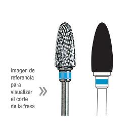 Fresa laboratorio carburo 7210-060 Edenta - Unidad.