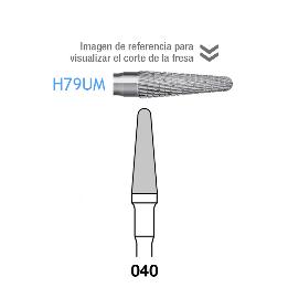 Fresa laboratorio H79UM-104-040  Komet - Unidad Para Pieza de Mano