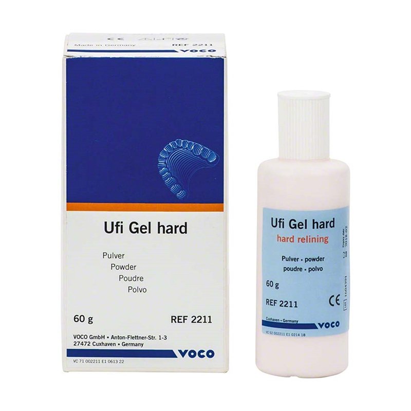 Ufi Gel duro polvo - 2211 Voco - Bote de 60 grs.