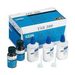 Tab 2000 Kit KerrHawe - 3 x 30 grs. Polvo ( Amarillo, Light y Medio ) + 2 x 3ml. Líquido. ( Regular y fast set )