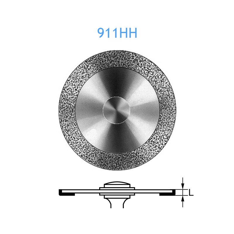 Disco Diamante 911HH-104-180  Komet - Unidad. Ø 1,8 cm. Para pieza de mano.