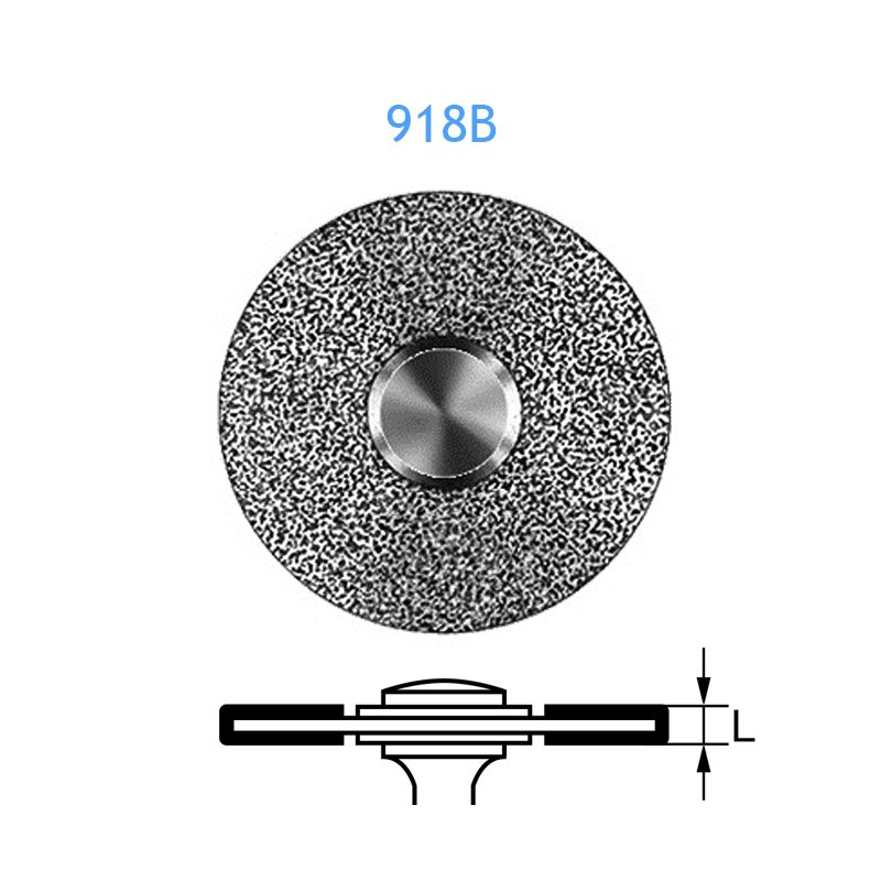 Disco Diamante 918B-104-220  Komet - Unidades Ø 2,2 cm. Para pieza de mano.