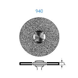 Disco Diamante 940-104-220  Komet - Unidad. Ø 2,2 cm. Para pieza de mano.