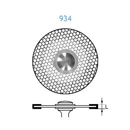 932D.HP - Disco de Diamante para Pieza de Mano Jota - Dentaltix