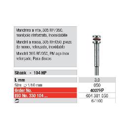 Mandriles Rosca 305 diámetro 0,50 4007HP Edenta - Caja de 6 unidades
