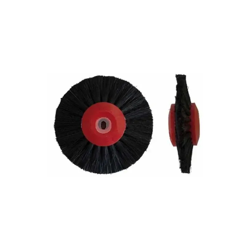 Cepillo de pulir 4 hileras rectas  Mestra - Caja de 12 unidades. Para repasar y afinar. 4 Hileras 80mm de diametro.