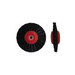 Cepillo de pulir 4 hileras rectas  Mestra - Caja de 12 unidades. Para repasar y afinar. 4 Hileras 80mm de diametro.