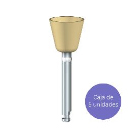 9525UF.204.085 KOMET pulidor amarillo p/composite Komet - Caja de 5 unidades.