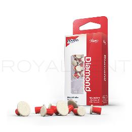 DIAMOND discos fieltro surtido 8/12 mm FGM - 24 ud + mandril.