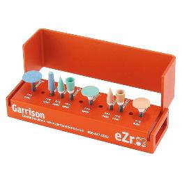 EZR KIT SISTEMA PULIDO CIRCONIO Y LITIO Garrison - Contiene 2 puntas abrasivas + 6 pulidores.