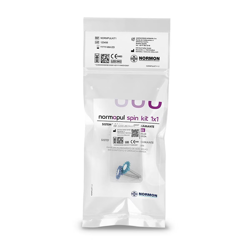 NORMOPUL SPIN mini kit NORMPULKIT1 Laboratorios Normon - Contiene:1 unidades pulidor medio y 1 unidades pulidor fino