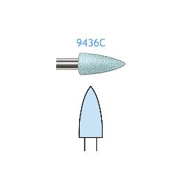 Pulidor azul veeners 9436C-204-045 Komet - Caja de unidades Para contra-ángulo.