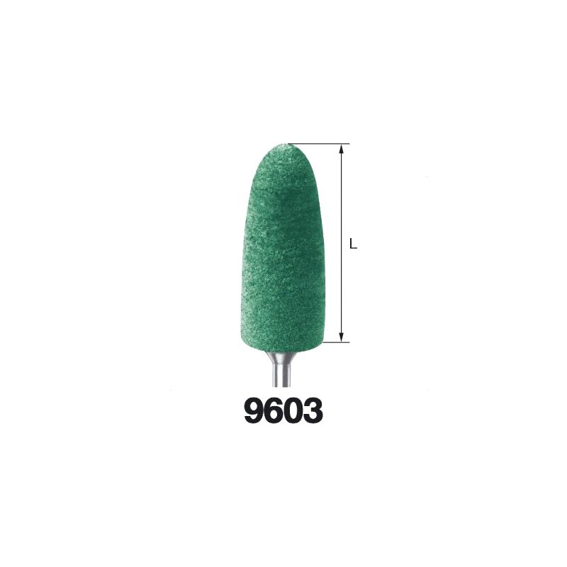 Pulidor verde para acrilico 9603.104.100  Komet - 10 unidades