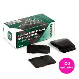 Fundas placas fósforo tipo Vistascan 2x4 n 1  Dentaflux - Caja de 100 unidades.