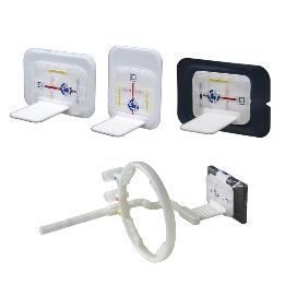 UNI-GRIP combo  - Film y placas de fosforo 550255 Rinn - 100 soportes para radiografísa + 100 soportes para placa de fósforo y Uni-GripAR